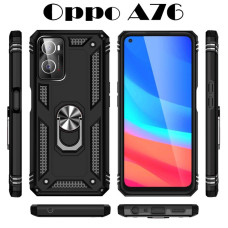 Чeхол-накладка BeCover Military для Oppo A76 Black (707405)