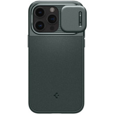 Чохол-накладка Spigen Optik Armor MagFit для Apple iPhone 15 Pro Max Abyss Green (ACS06600)