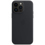 Чохол-накладка Apple Leather Case with MagSafe для Apple iPhone 14 Pro Max Midnight (MPPM3)