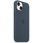 Чохол-накладка Apple Silicone Case with MagSafe для Apple iPhone 14 Storm Blue (MPRV3)
