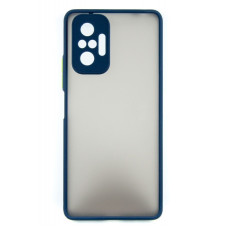 Чeхол-накладка Dengos Matt для Xiaomi Redmi Note 10 Pro Blue (DG-TPU-MATT-78)