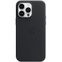 Чохол-накладка Apple Leather Case with MagSafe для Apple iPhone 14 Pro Max Midnight (MPPM3)