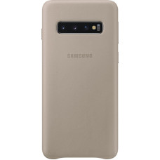 Чохол-накладка Samsung Leather Cover для Samsung Galaxy S10 SM-G973 Gray (EF-VG973LJEGRU)