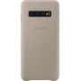 Чохол-накладка Samsung Leather Cover для Samsung Galaxy S10 SM-G973 Gray (EF-VG973LJEGRU)