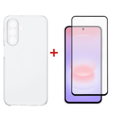 Чохол-накладка Dengos TPU Soft для Samsung Galaxy A37 5G SM-A376 Clear (DG-KM-197) + захисне скло