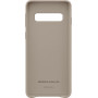 Чохол-накладка Samsung Leather Cover для Samsung Galaxy S10 SM-G973 Gray (EF-VG973LJEGRU)