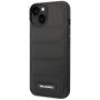 Чохол-накладка Karl Lagerfeld Quilted Puffy Metal Logo для Apple iPhone 15 Black (KLHCP15SPSQAK)