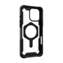 Чохол-накладка Urban Armor Gear Magsafe для Apple iPhone 16 Pro Max Plasma XTE Black/Clear (11447511404G)