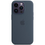 Чохол-накладка Apple Silicone Case with MagSafe для Apple iPhone 14 Pro Storm Blue (MPTF3)