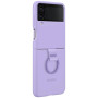 Чохол-накладка Samsung Silicone Cover with Ring для Samsung Galaxy Flip 4 SM-F721 Lavender (EF-PF721TVEGUA)