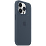 Чохол-накладка Apple Silicone Case with MagSafe для Apple iPhone 14 Pro Storm Blue (MPTF3)