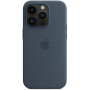 Чохол-накладка Apple Silicone Case with MagSafe для Apple iPhone 14 Pro Storm Blue (MPTF3)