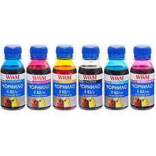 Комплект чернил WWM EPSON Stylus Photo P50/R270/290/RX615/T50/TX650 B/C/M/Y/L/LM (E82SET-2) 6*100г