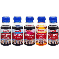 Чернила WWM CANON PGI520/CLI521 BP/B/C/M/Y SET (C10/11SET5-2)