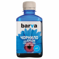 Чернила Barva EPSON L100/L210/L300/L350/L355 180г (T6642) CYAN (L100-401)