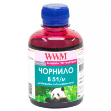 Чернила WWM Brother DCP-T300/T500W/T700W 200г Magenta Water-soluble (B51/M)