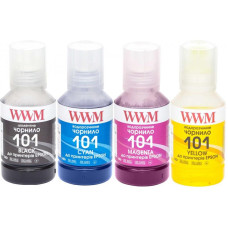 Комплект чернил WWM для Epson L4150/4160 4х140г B/C/M/Y (E101SET4)