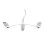 Дата кабель USB 2.0 AM to Lightning/Micro/Type-C 1.0m Cablexpert (CC-USB2-AMLM32-1M-W)