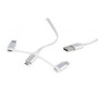 Дата кабель USB 2.0 AM to Lightning/Micro/Type-C 1.0m Cablexpert (CC-USB2-AMLM32-1M-W)