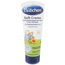 Детский крем Bubchen для лица и тела Нежный 75 мл (7613034884091)