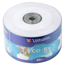 CD-R Verbatim (43794) 700MB 52x Wraptape, 50шт Printable