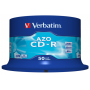 Носії інформації VERBATIM CD-R 700Mb 52x Cake 50 Cryst 43343