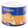 Носії інформації VERBATIM DVD-R 4,7Gb 16x Wrap 50 pcs 43788