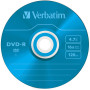 Диск DVD Verbatim 4.7Gb 16X Slim case 5 шт Color (43557)