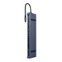 Док-станція Cablexpert USB-C 10-в-1 (A-CM-COMBO10-01) USB-хаб + HDMI/VGA/PD/картрідер/LAN/3.5-мм аудіо