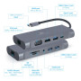 Док станція Cablexpert USB-C 7-в-1 (A-CM-COMBO7-01)