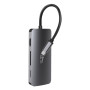 Док-станція Media-Tech USB-C HDMI/USB 3.0x3/RJ45/SD/MicroSD/PD 100W (MT5044)