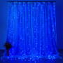 Светодиодная гирлянда ColorWay (CW-GW-300L33VWFBL) штора 300LED, 3м, синий цвет, 220V