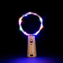 Світлодіодна гірлянда ColorWay (CW-GC-20L2BMC) пробка для пляшки на батарейках 20LED, 2м, 5шт/уп, кольорова