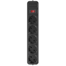 Фильтр питания Maxxter 5 розеток 4.5м (SPM5-G-15B) черный