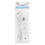 Мережевий фільтр 2E 3хSchuko, 1 х USB, 1 x USB-C, 3 м (2E-SP315M3USBWH)