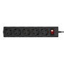 Фільтр живлення LogicPower 5 розеток 2м LP-X5 Premium Black (LP9583)