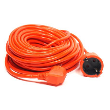 Подовжувач PowerPlant (PPCA16M20S1L) 1 розетка, 20 м, помаранчевий