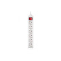 Фільтр живлення REAL-EL RS-6 Protect M 1.8м White (EL122300031)