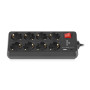 Фільтр живлення REAL-EL RS-Protect 805 1.8м Black (EL122300042)
