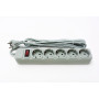 Фильтр питания ProLogix (PRS-075P5-30G) 0.75 мм, 5 розеток, 3 м, серый