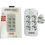 Мережевий фільтр XoKo SP-6-4-1 6 розеток, 5 USB, 2 м White (XК-SP6-4-1-WH)