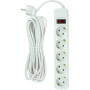Фільтр живлення PowerPlant JY-1056/5B 5 розеток, 5м 100% медь, White (EX610587)