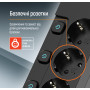 Фільтр живлення СolorWay (CW-PSEA52SBK) 5 розеток, 2м, Black