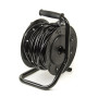 Фильтр питания PowerPlant JY-2000/20 (PPRA08M200S4) 4 розетки, 20 м, черный, на катушке