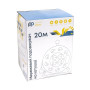 Фильтр питания PowerPlant JY-2000/20 (PPRA08M200S4) 4 розетки, 20 м, черный, на катушке