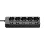 Фільтр живлення СolorWay (CW-PSEA55SBK) 5 розеток, 5м, Black