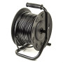 Фильтр питания PowerPlant JY-2000/40 (PPRA08M400S4) 4 розетки, 40 м, черный, на катушке