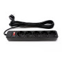Фильтр питания ProLogix (PRS-050P5-45B) 5 розеток, 4.5 м, черный