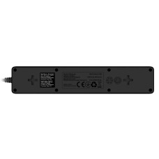Фільтр живлення REAL-EL RS-Protect 505 1.8 м Black (EL122300044)