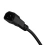 Фільтр живлення 2E 3 розетки, 1 м, черный (2E-U03C14M1BK)
